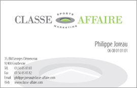 Classe-Affaire logo & stationery
