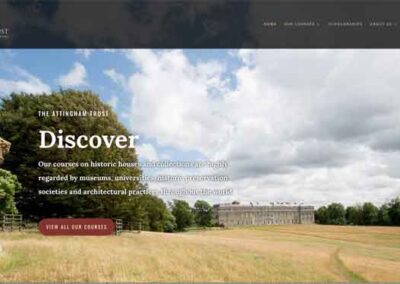 Attingham 2022 website